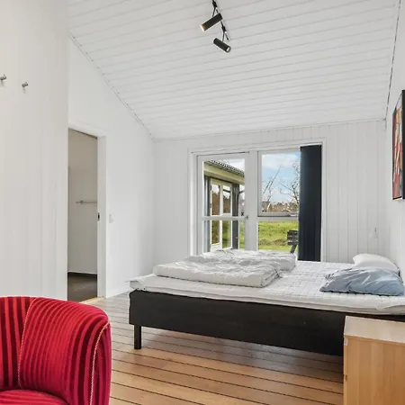 Beach Front Home In Jerup With Sauna *